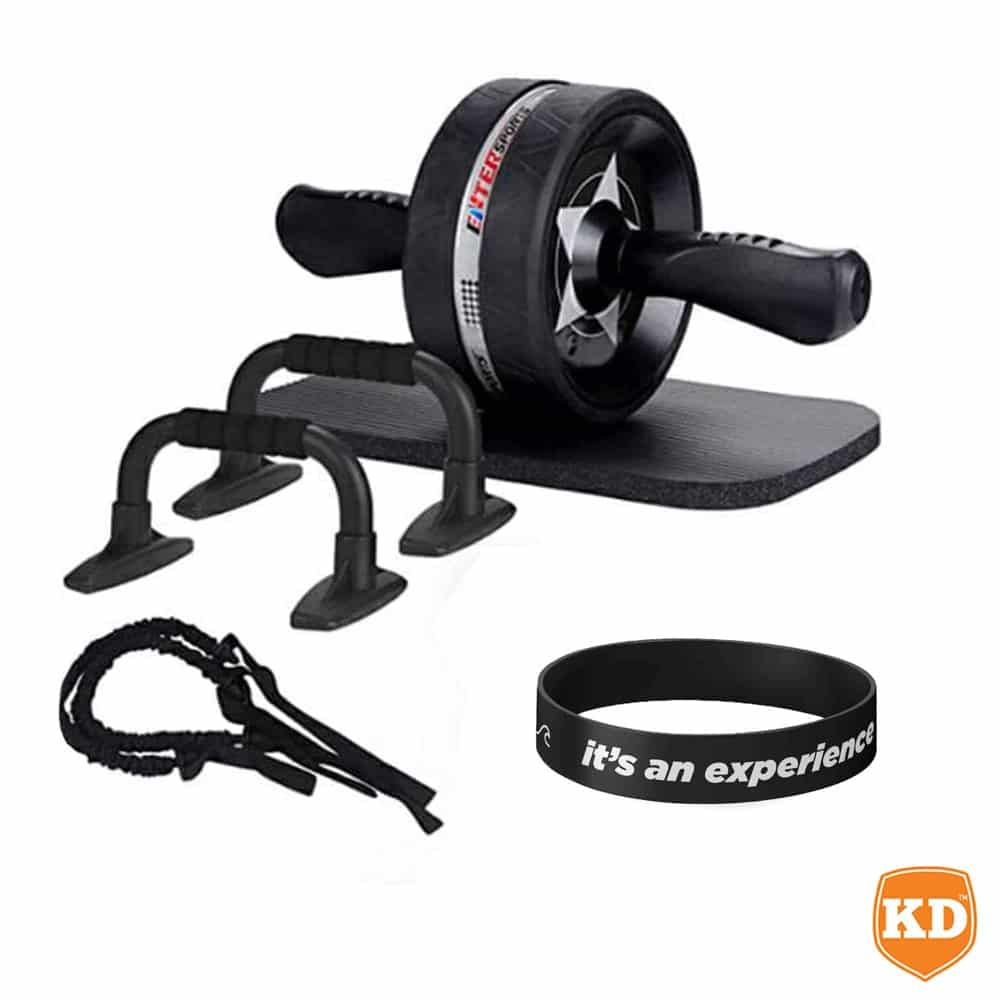 Killer Deals Home Fitness 6-in-1 Abdominal Roller Exercise Kit