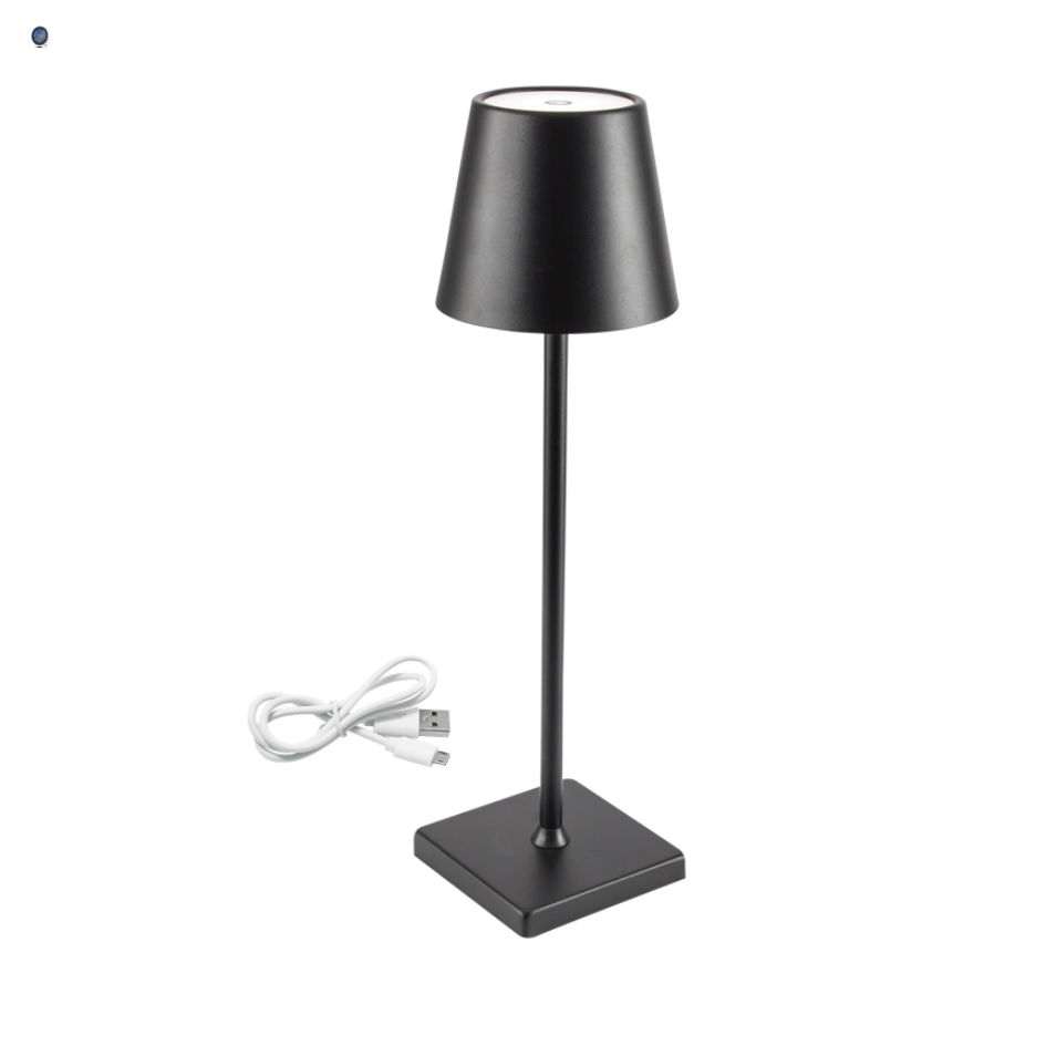 Rechargeable Metal Table Lamp