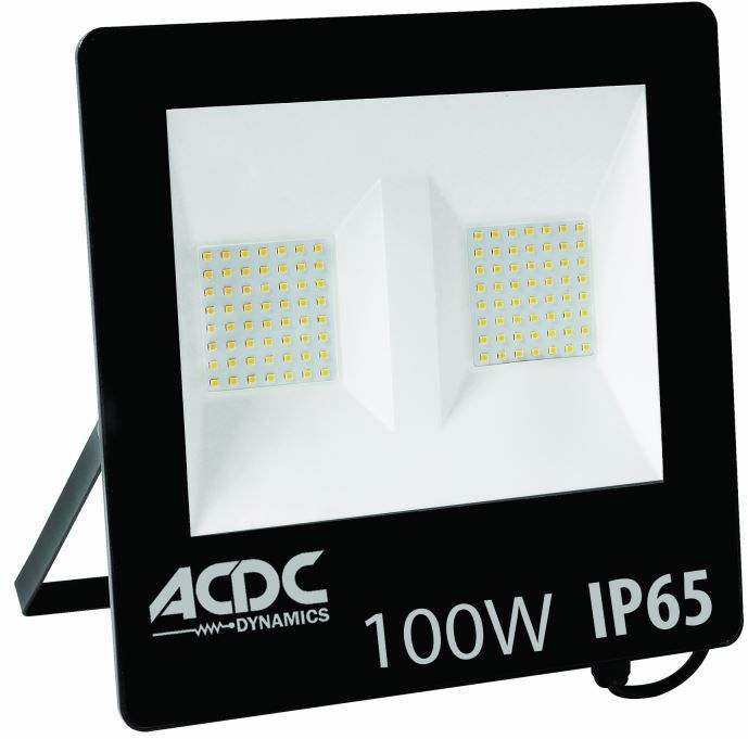 220-240VAC 100W LED Cool White LED Flood C/W Day Night Sensor