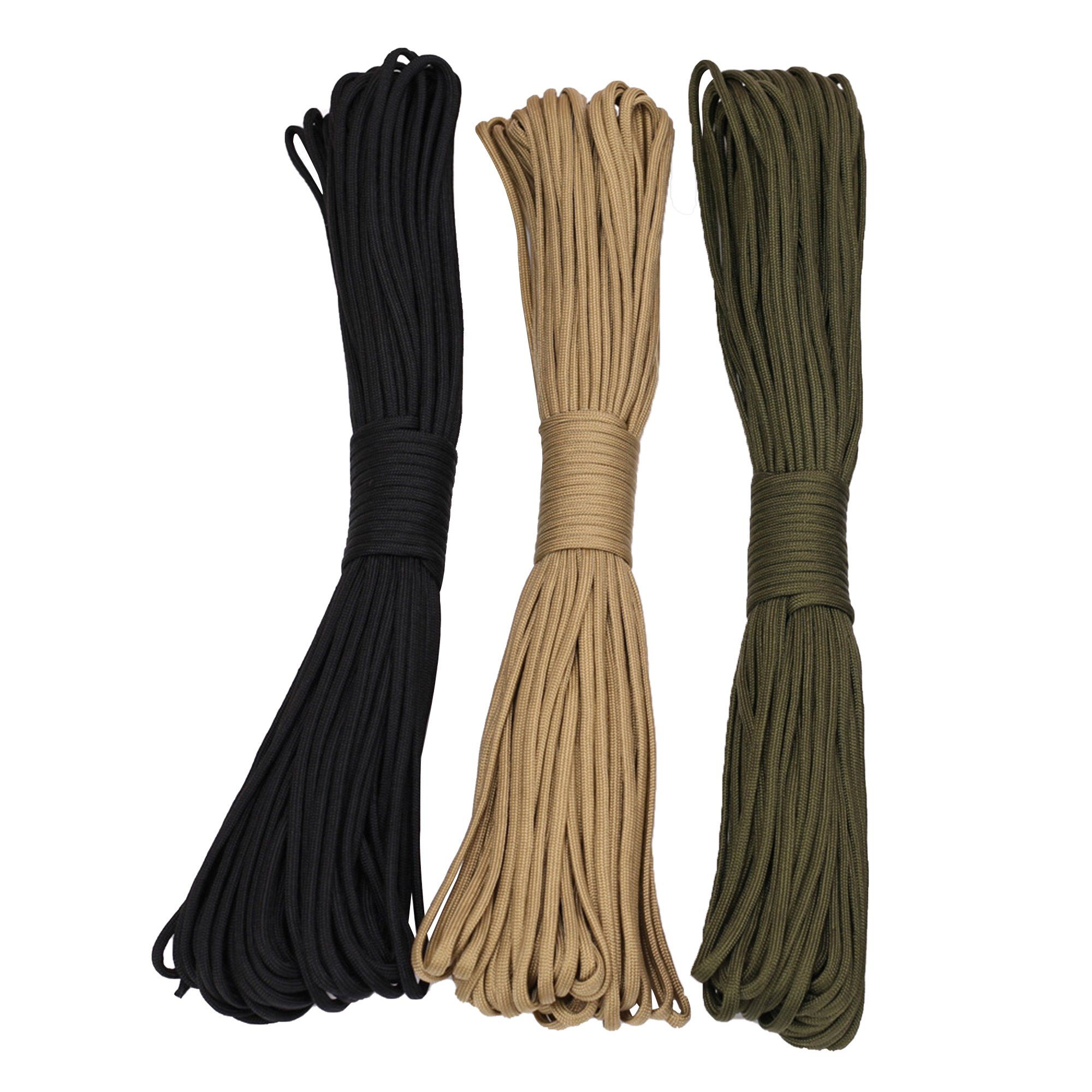 Survival Cord Strength Paracord Rope 5M/15M/30M 7-Core 550 Paracord 4mm  Parachute Cord Outdoor Camping survival Rope kit Umbrella Tent Lanyard  Strap