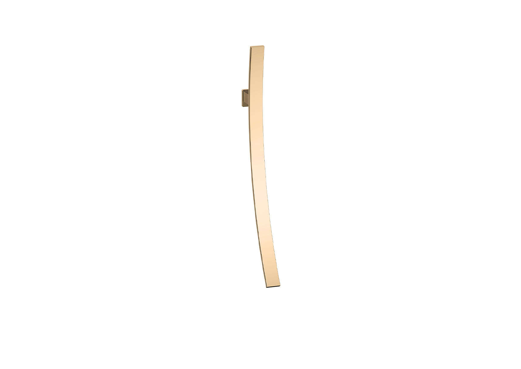 Devario Premio Long Wall Curve Spout 700mm s/s- Rose Gold