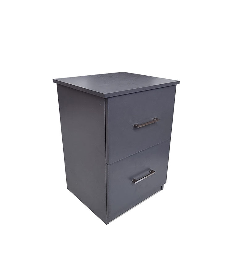 Cambridge 2 Drawer Pedestal - Storm Grey