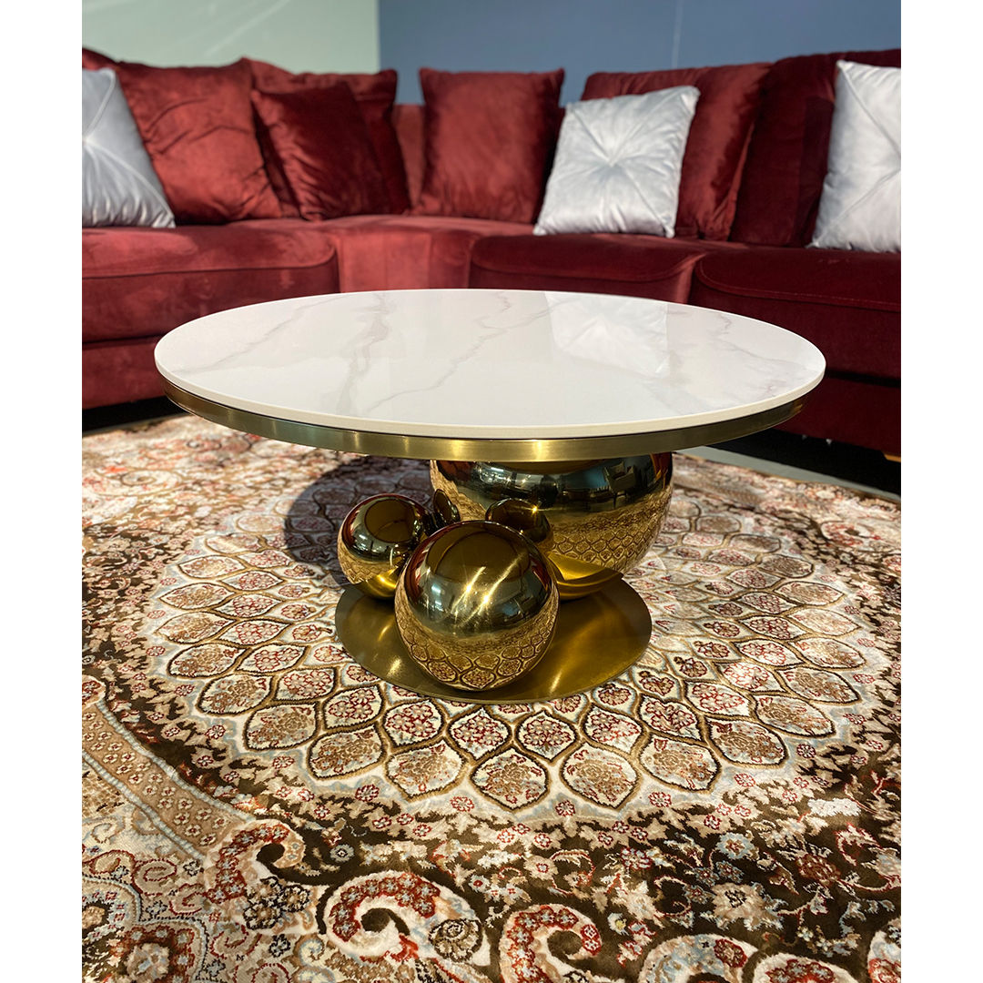 KC FURN-Madras Marble Center Table