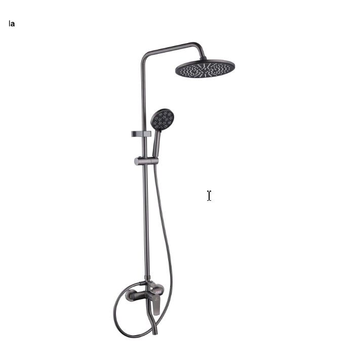 Ella Stainless Steel wall-mounted round shower