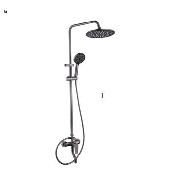 Ella Stainless Steel wall-mounted round shower