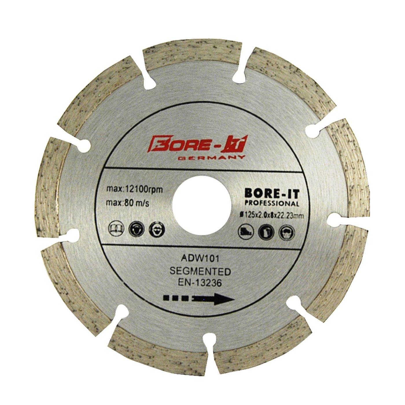 Diamond Blade Segmented 230Mm Bore-It