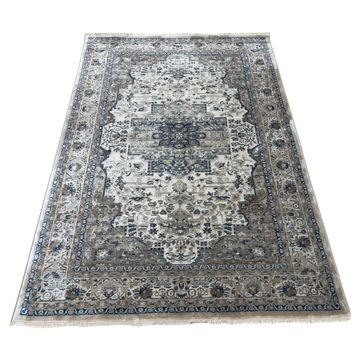 Beige Persian Design 230 x 160cm Machine Made Rug