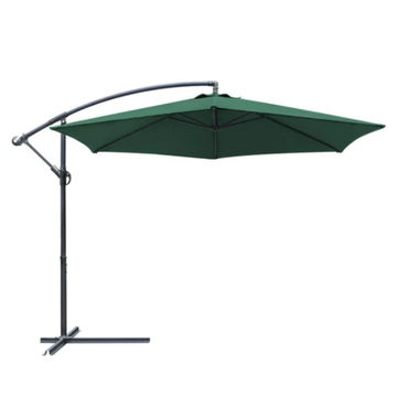 Shayd - 3M Outdoor Patio Cantilever Umbrella - Green