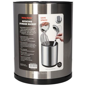 Danny Home 360 Rotating Cutlery Storage Drainage Bucket 16cm