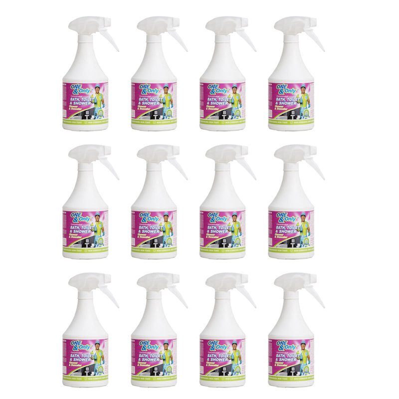 One & Only Bath Tile & Shower Cleaner and Descaler 750ml ( 12 Pack )
