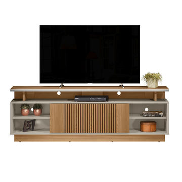 Rack Leblon Plasma Stand -Light Brown/Off White