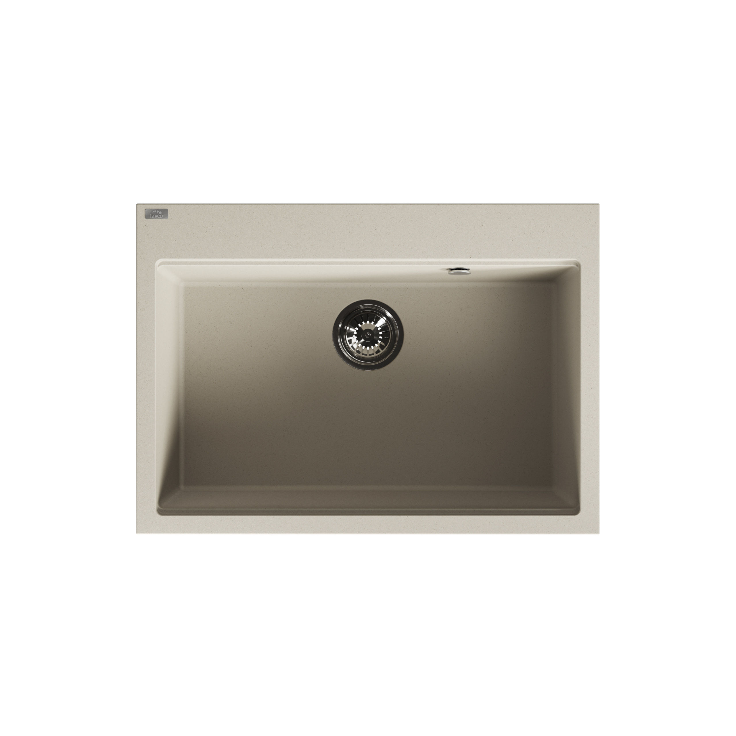 Laveo Tau Granite Sink 1 Bowl 700mm - Beach Sand