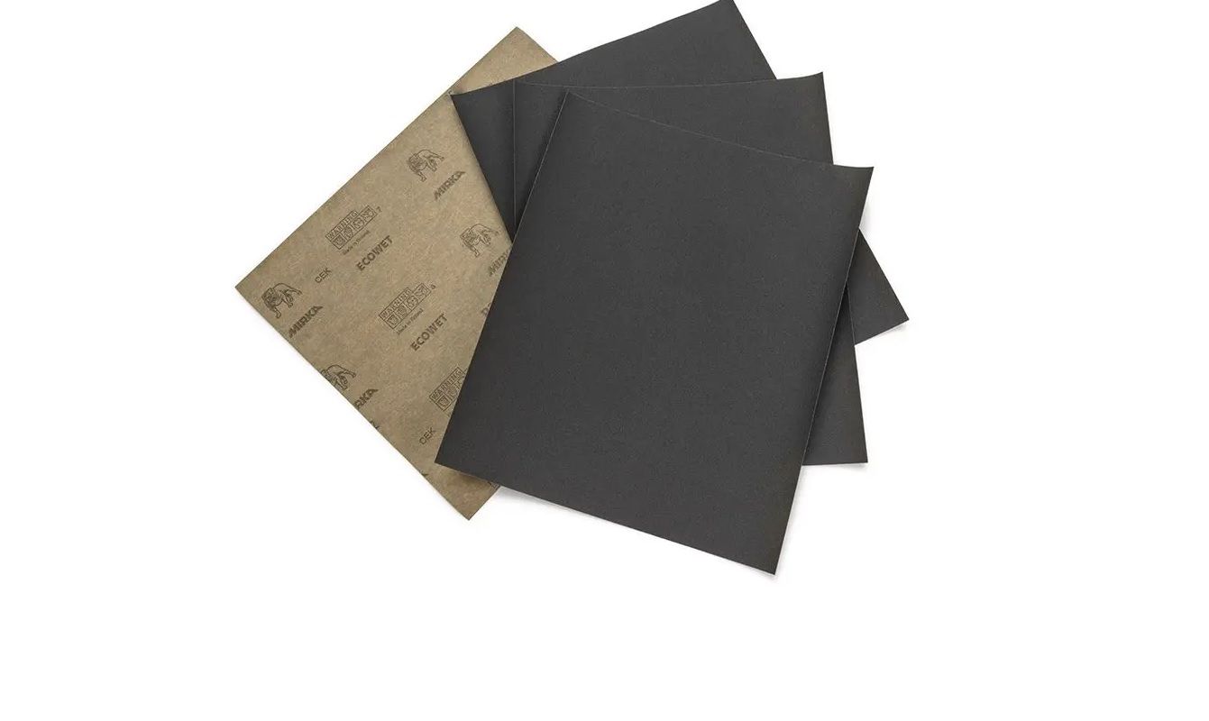 EcoWet Water Sandpaper, 280mm x 230mm, P400 (4 pack) BY WOODLY