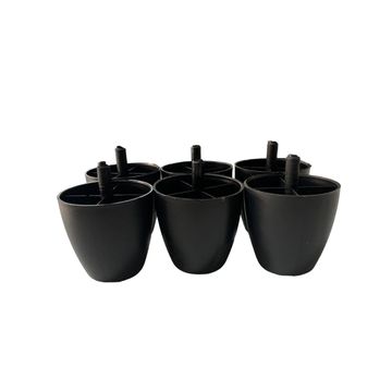 Bed and Couch Leg Stands /Glides - 6 Pack ( Small )