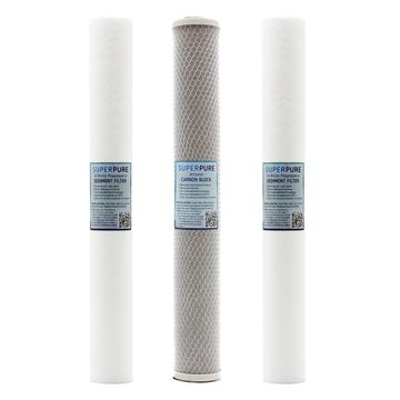 SUPERPURE 20 inch Slimline Replacement Filter - Standard (Set of 3)