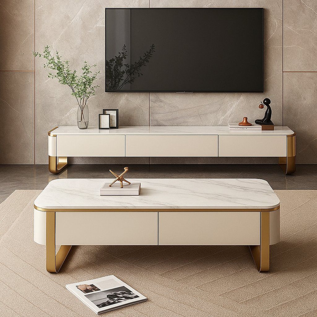 IG Furn - Bella Tv Stand & Coffee Table