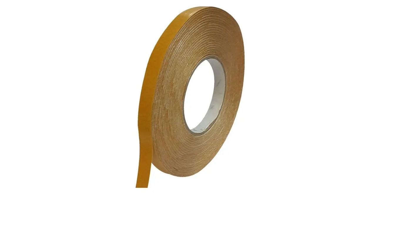 Double Sided Hi-Tack Tape, Polyester, 12mm x 50m BY WOODLY