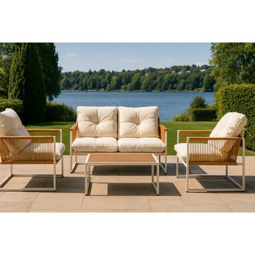 IG Furn- Rivana 4-Piece Outdoor Lounge Set