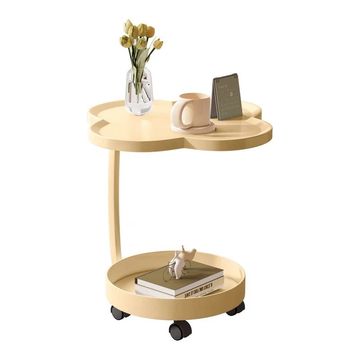 Four-Leaf Clover Pulley Side Table-CREAM