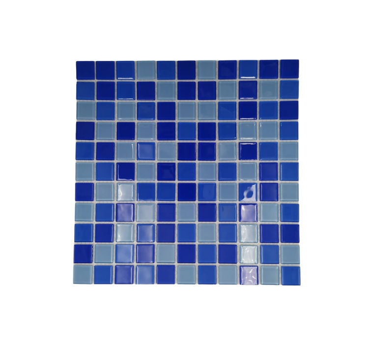 Mosaic Glass - Sapphire Blue 25mm - 300x300 (per sheet)