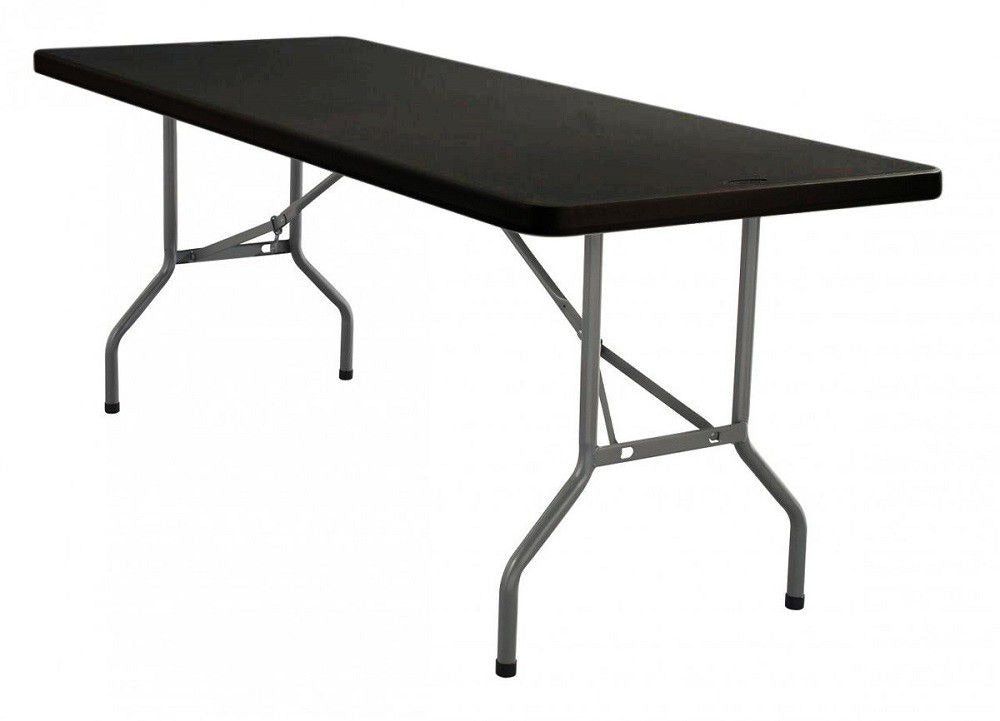 1.8m Folding Table- Black