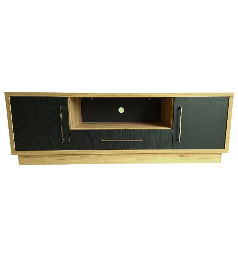Cecina TV Stand - Sahara & Ebony