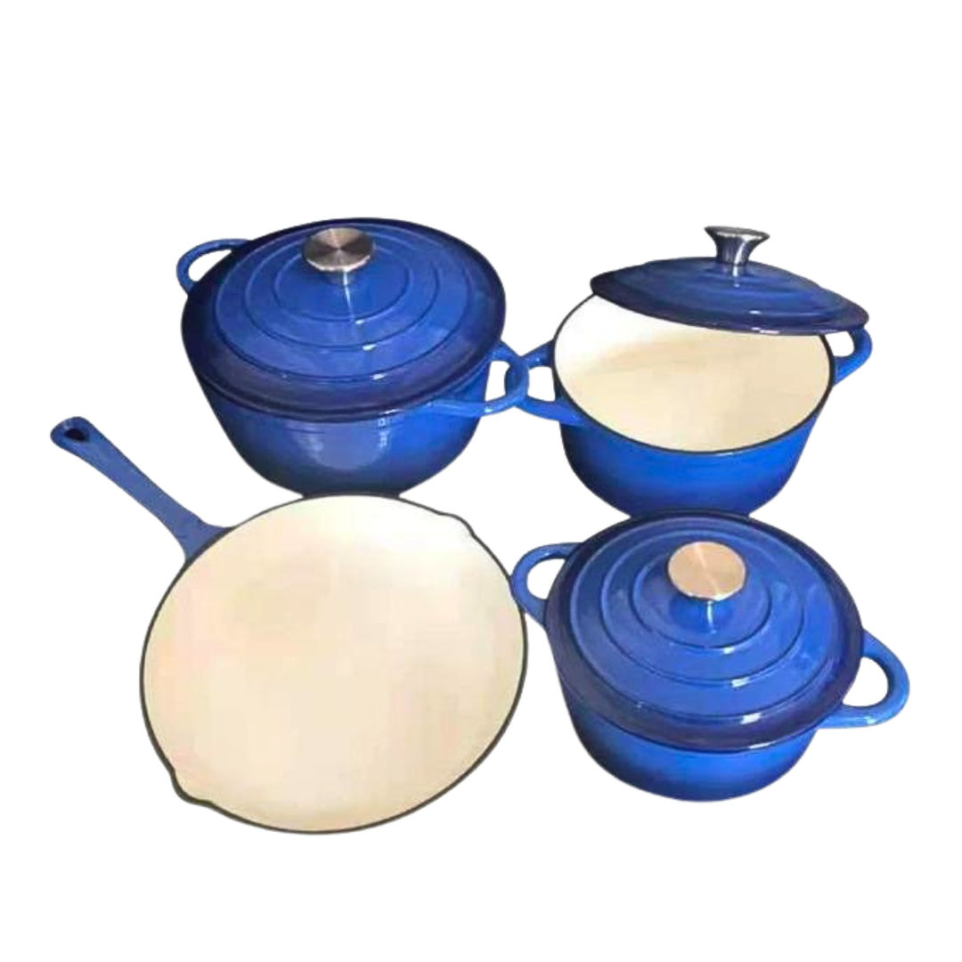 Muett 7 Piece Cast Iron Cookware Set
