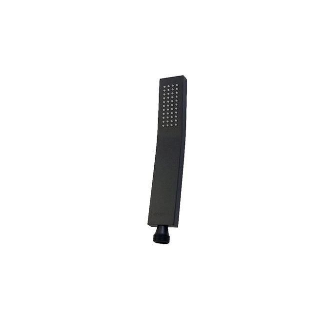 Devario Premio Shower Handle Square Curved Brass - Matt Black