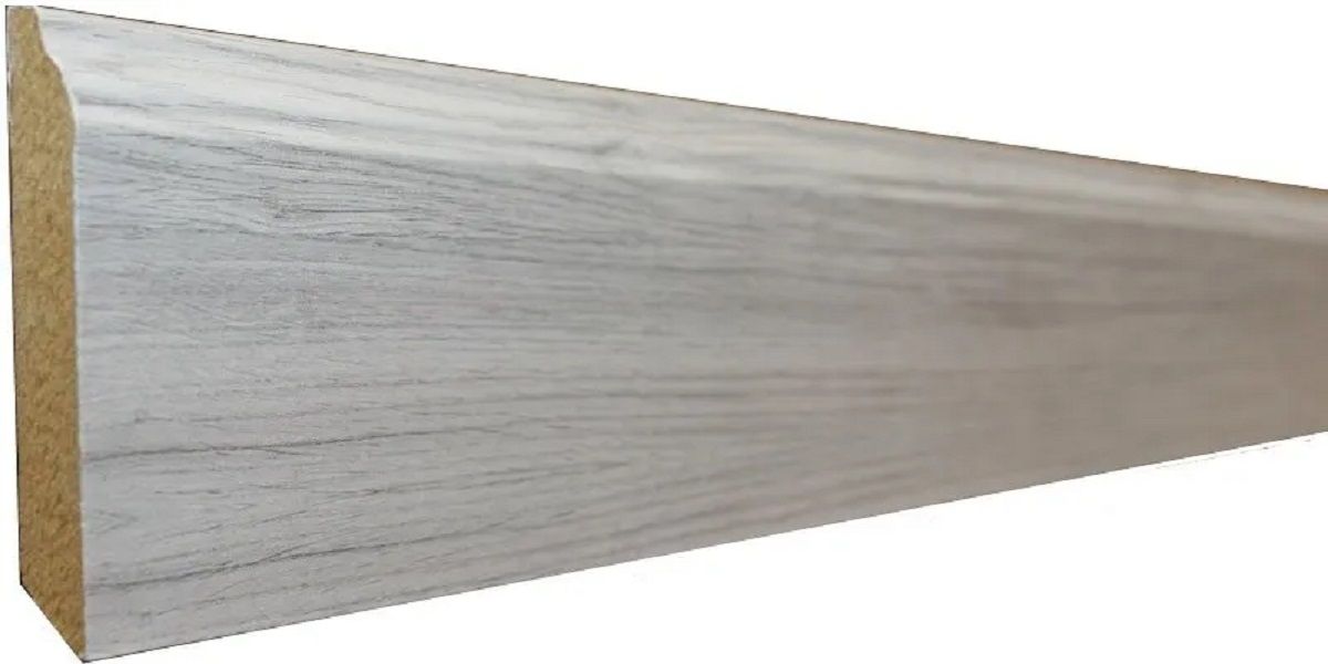 Skirting Helsinki Oak MDF Wrapped 100mm x 14mm x 2250mm