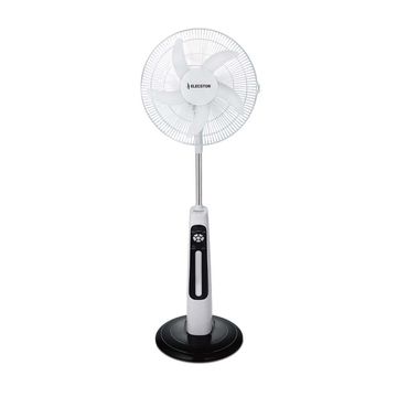 Elecstor 18 Inch Rechargeable Pedestal Fan - White