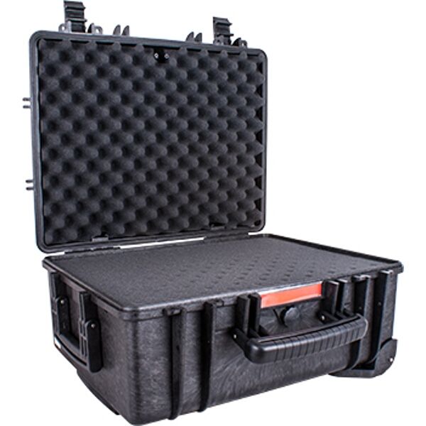 Hard Case 530X435X260Mm Od With Foam Black Water & Dust Proof 483720