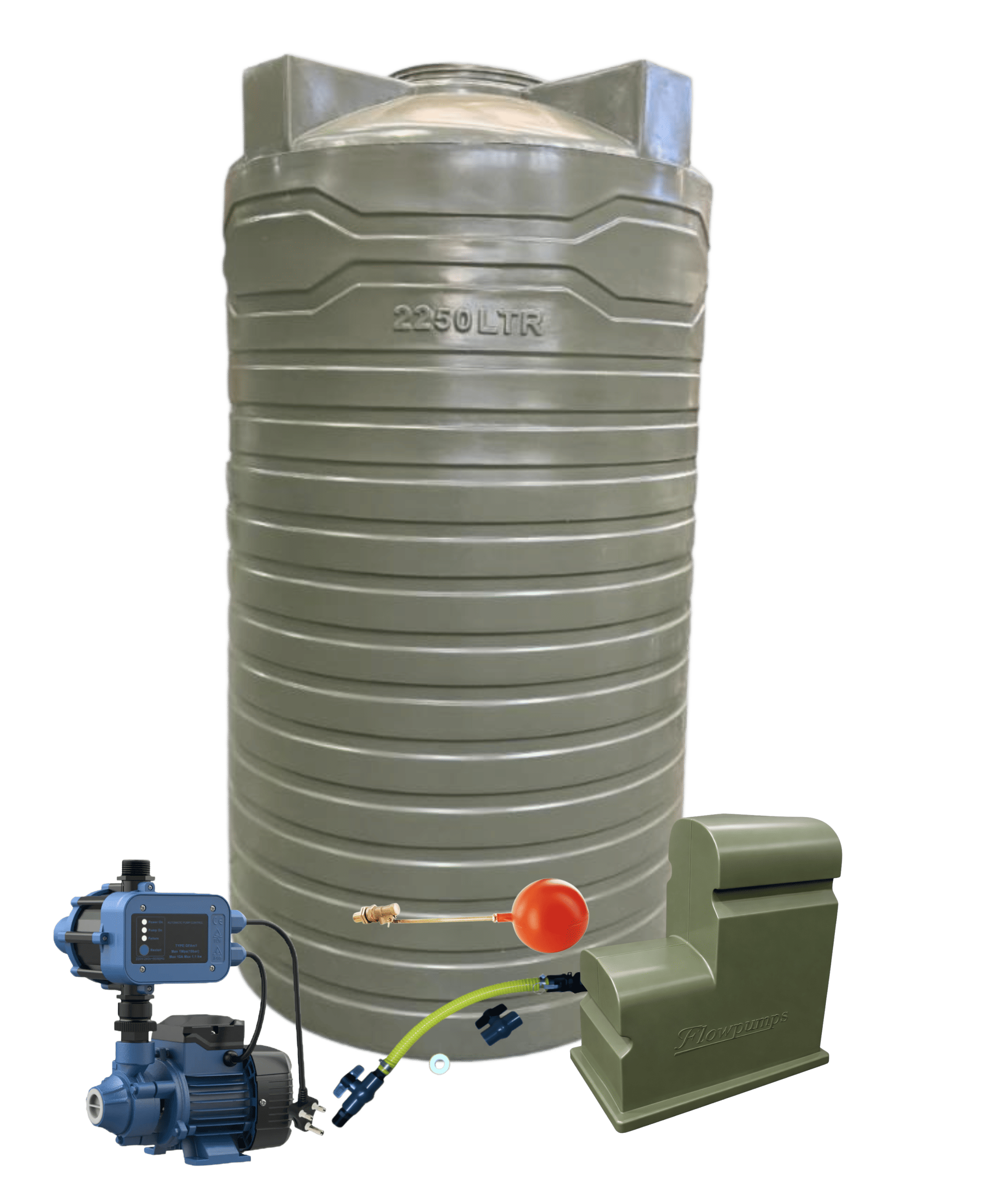 2250L Slimline Complete Combo Olive 0.37kW