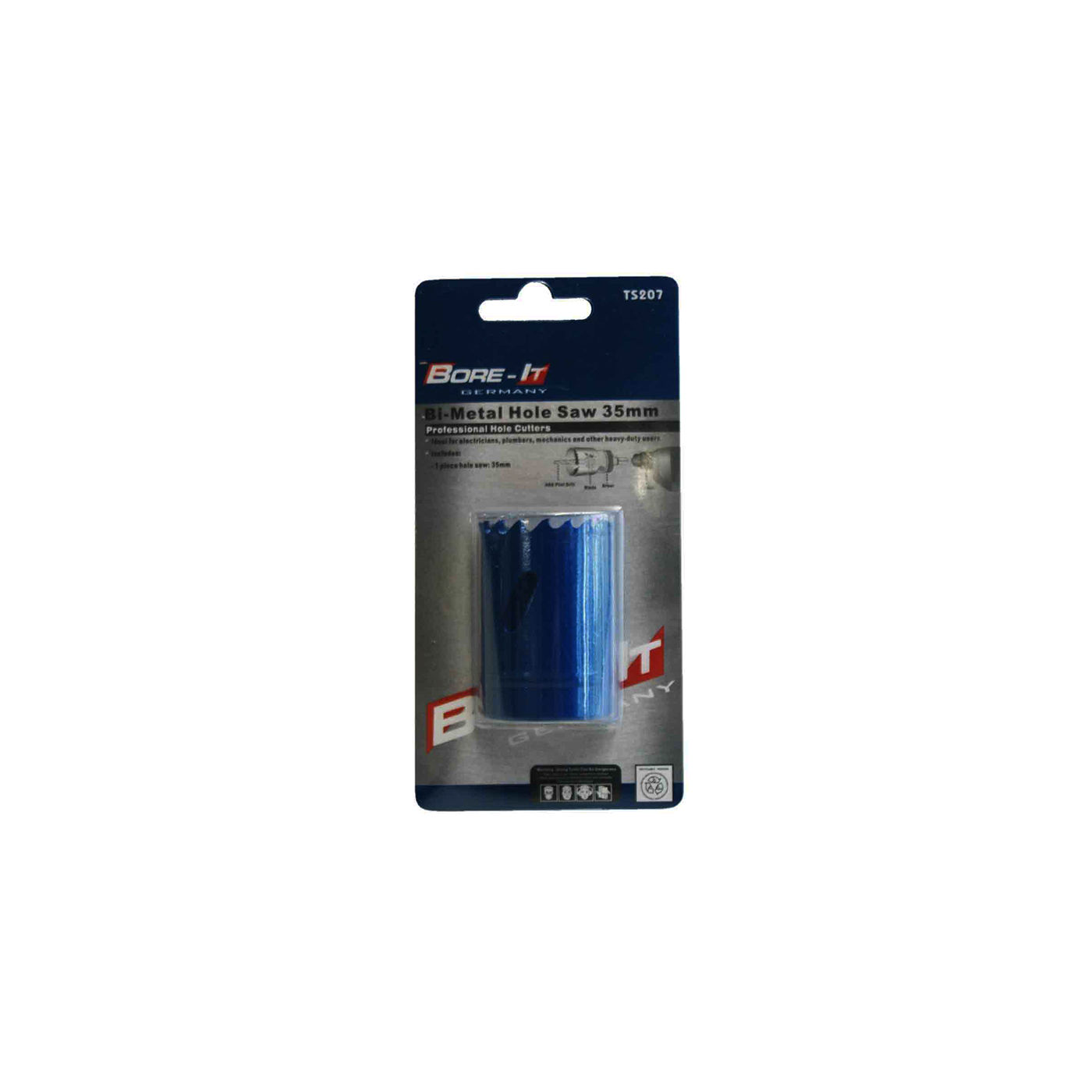 Bore-it - Hole Saw - Bi-metal - 35mm - 10 Pack