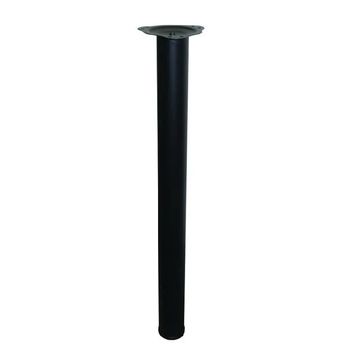 Office Leg, H710mm x 60mm, Matt Black (4 Pack) BY WOODLY