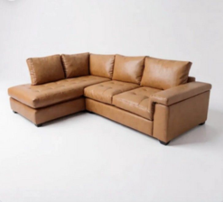 Harper Leather Sofa Right Sided