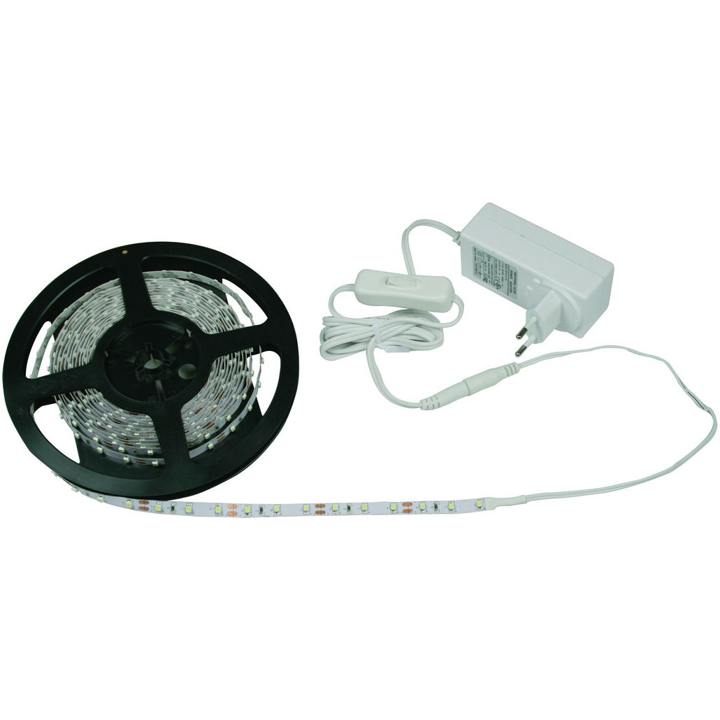 LED Strip Light Kit With On Off Switch. Red IP20