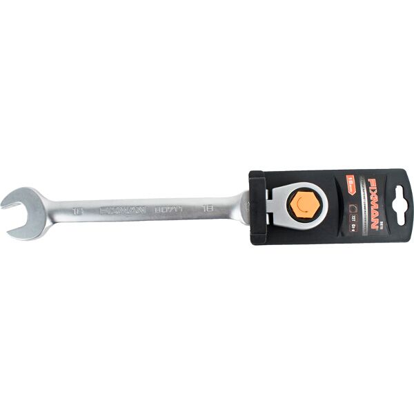 Fixman Flexible Ratchet Combination Wrench 18Mm