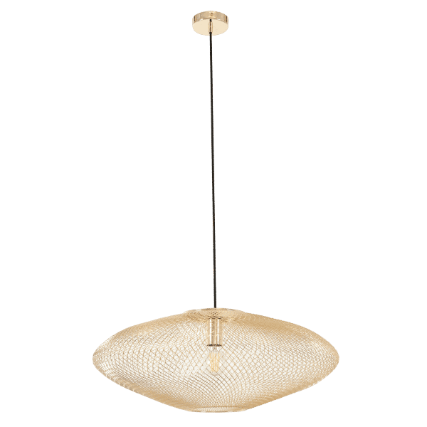 Aria Large Champagne Gold Pendant