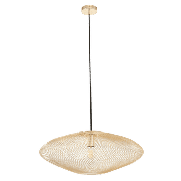 Aria Large Champagne Gold Pendant
