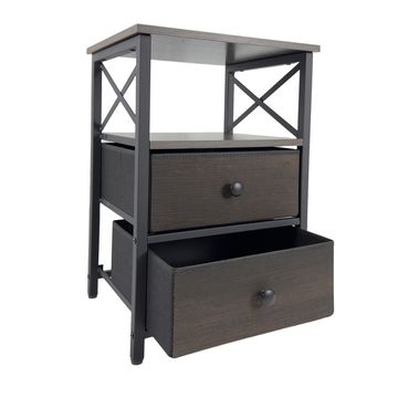 Bedside Table - Two Drawer
