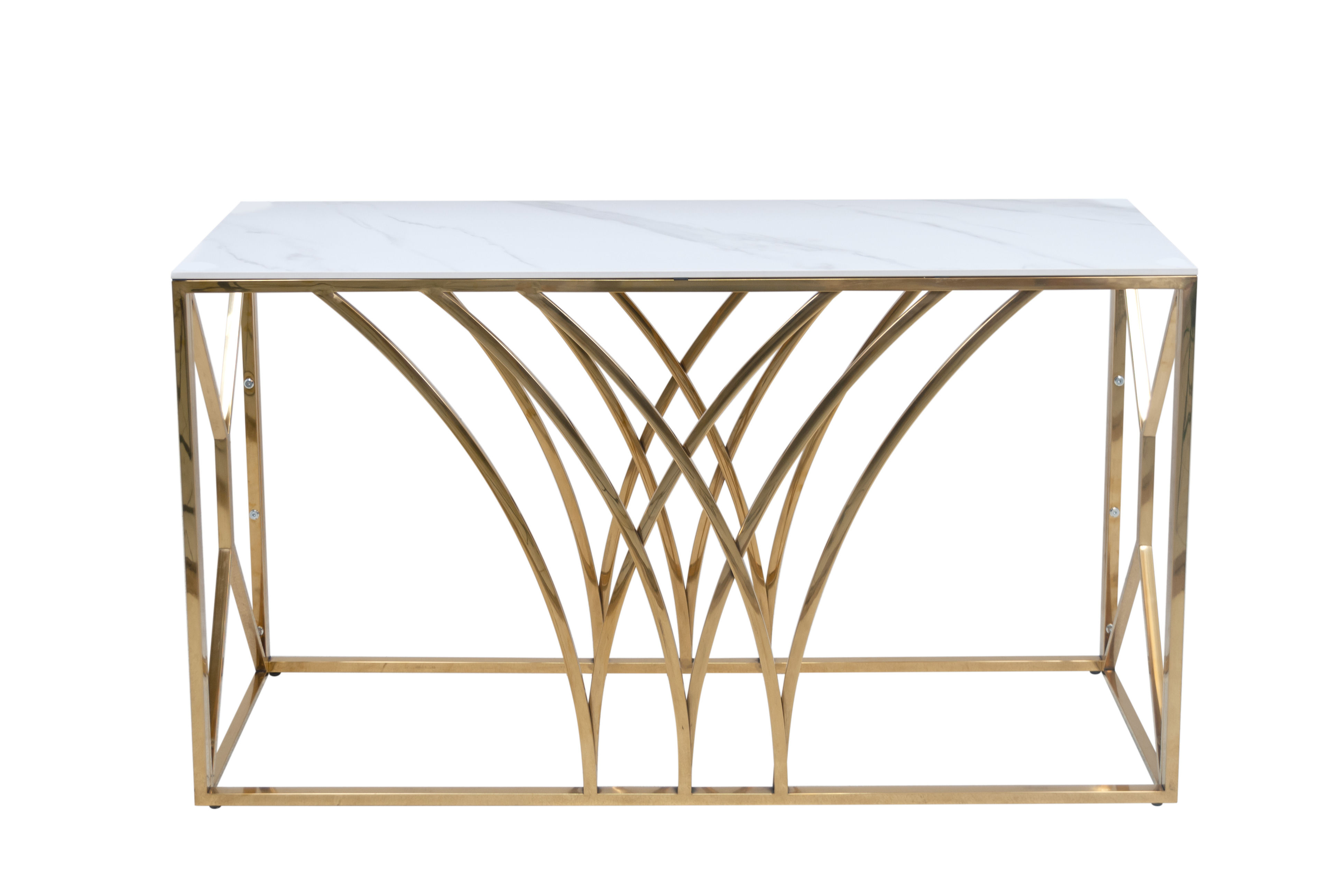 Amyra Marble Top Console Table