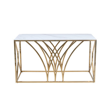 Amyra Marble Top Console Table