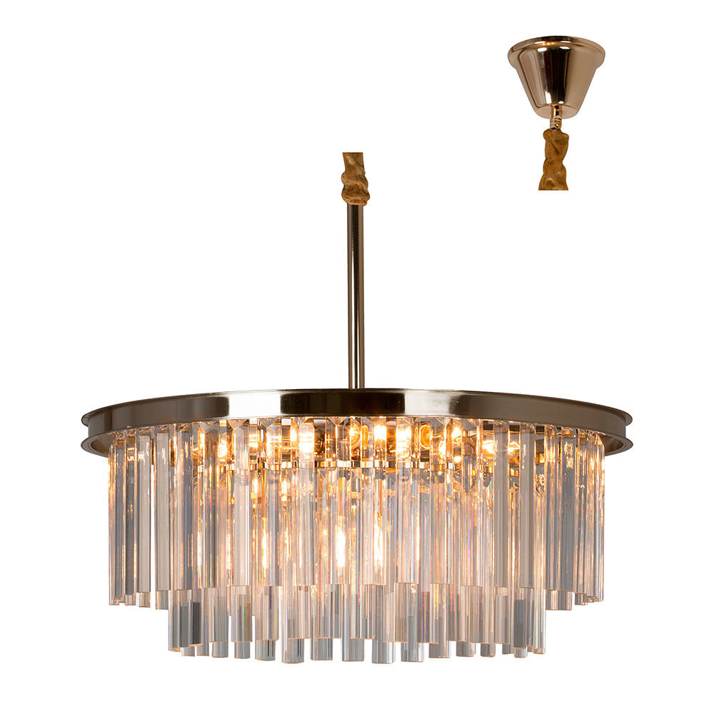 Crystal - 2 Tier - Chandelier - 615mm