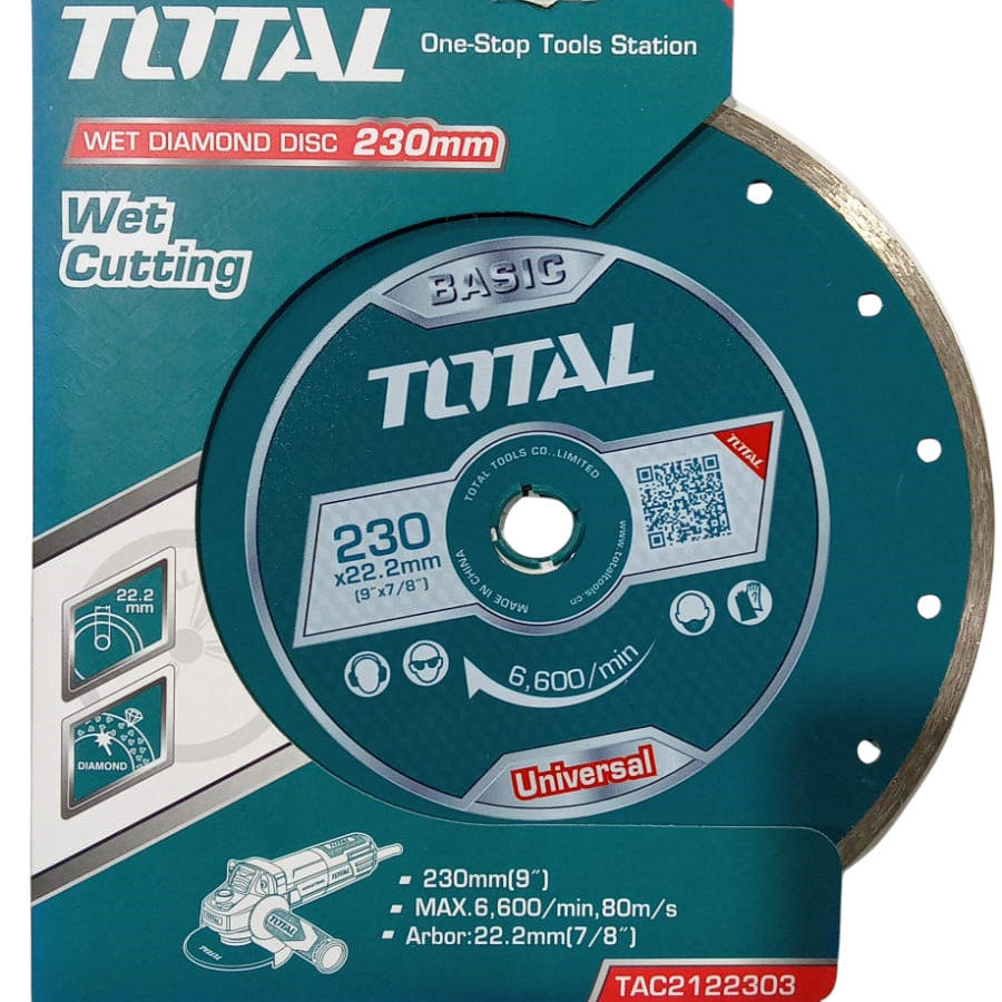 TOTAL Wet Diamond Disc 230mm