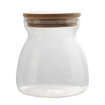 Olala Bamboo Storage Jar 600 ml