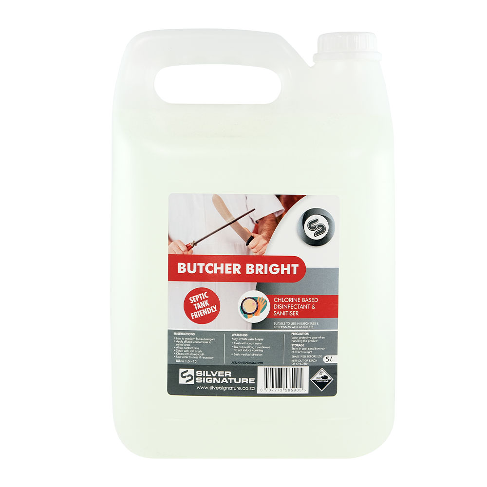 Butcher Bright 5lt (SC High Foam) - Septic Tank Friendly