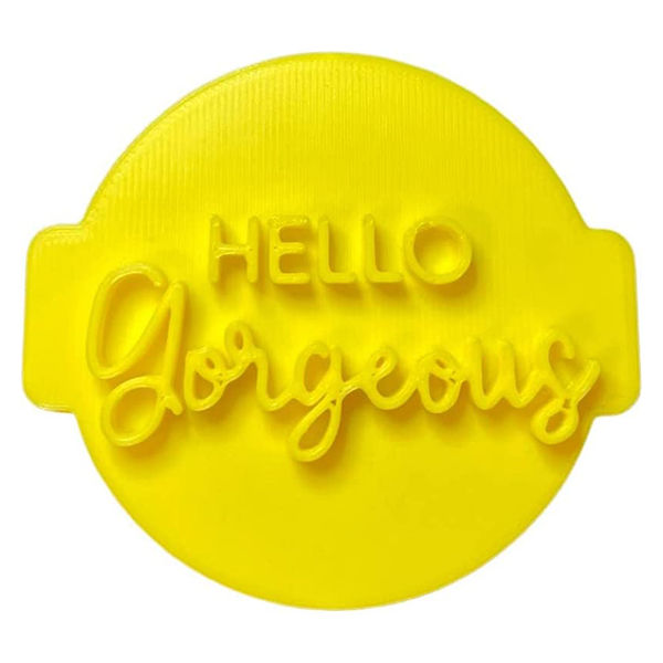 Home Hub 'Hello Gorgeous' Cookie Embosser