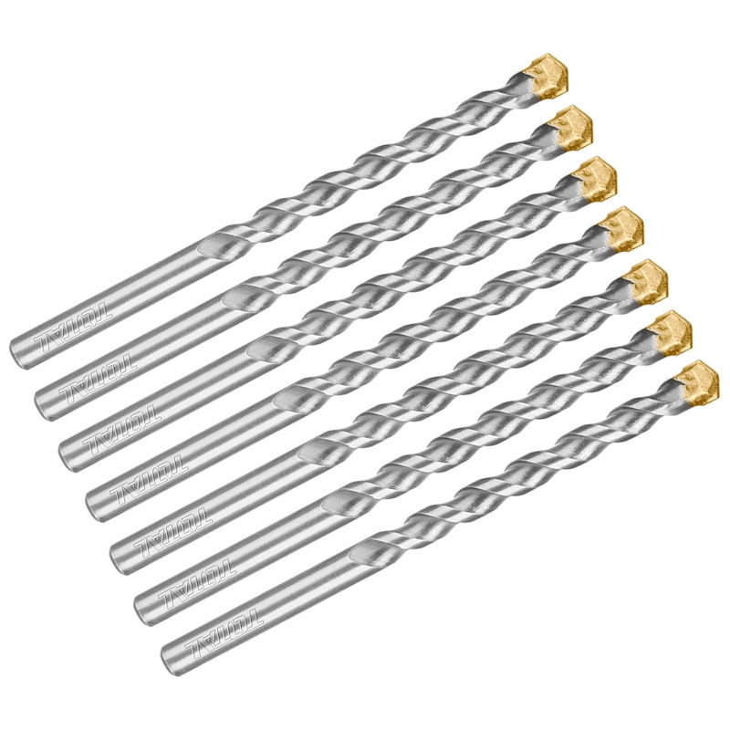Total Tools 7Pcs Masonry Drill Bit 10X120mm Industrial