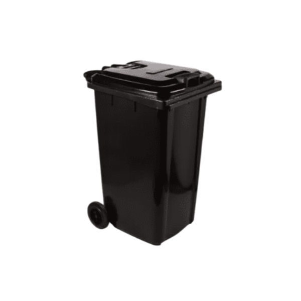 120L Wheelie Bin - Black
