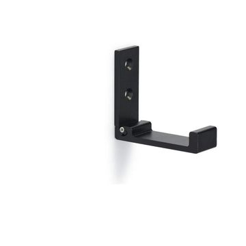 Robe Hook, Foldable, Black (4 pack) BY WOODLY